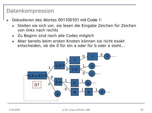 ADS – Vorlesung Prof. Dr. Wolfram Conen