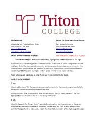 Download the release - Triton College