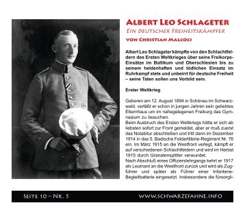 Albert Leo Schlageter - Wacht am Rhein