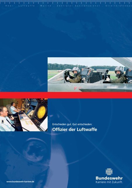 Broschüre Offizier der Luftwaffe