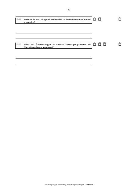 nach den §§ 112, 114 SGB XI in der ambulanten Pflege - 10 ...