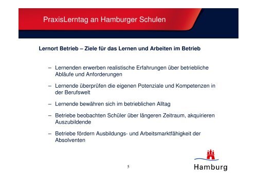 091207 PraxisLerntag an Hamburger Schulen - Praxistag