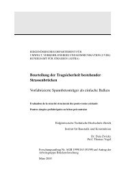 Beurteilung der Tragsicherheit bestehender Strassenbrücken ...