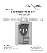 Betriebsanleitung ER11 - Blemo