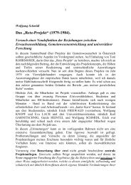 Referat Wolfgang Schmidl (pdf-Datei, 140KB) - Österreichisches ...