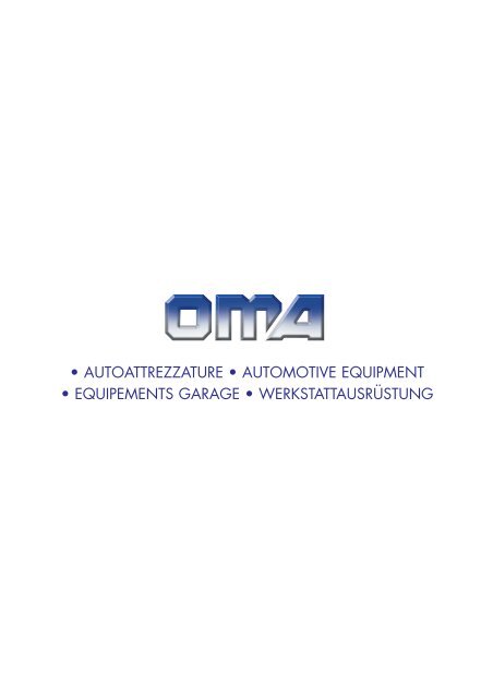 OMA Catalogo Generale 2007 - Oma-garagequipment.it