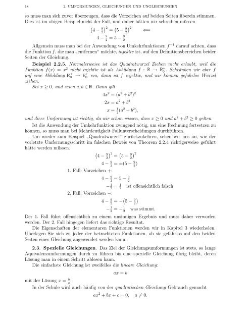 Einführung in das mathematische Arbeiten - Mathe Online