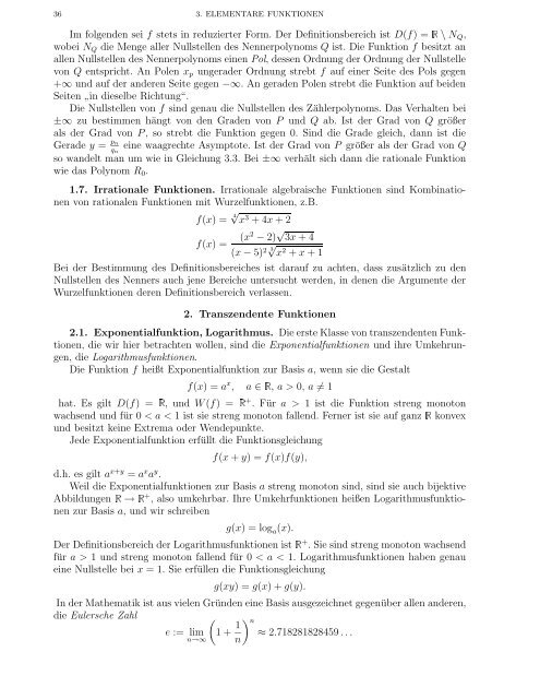 Einführung in das mathematische Arbeiten - Mathe Online