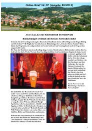 Online-Brief 89 - Verschönerungsverein Reichenbach