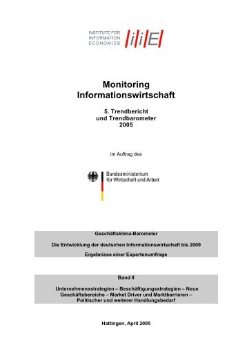 5. Trendbericht, Band II - bei TNS Infratest