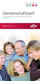 KVV - Beförderungsbedingungen und Tarifbestimmungen