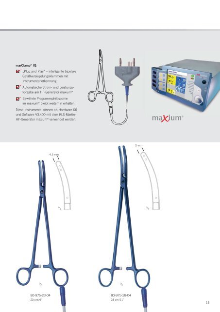 marClamp®-Instrumente und maxium® - KLS Martin