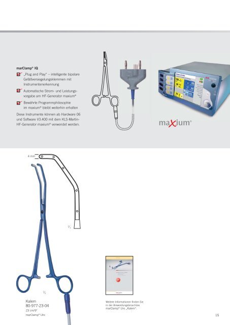 marClamp®-Instrumente und maxium® - KLS Martin