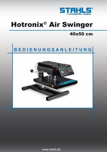 Hotronix® Air Swinger - STAHLS Europe GmbH