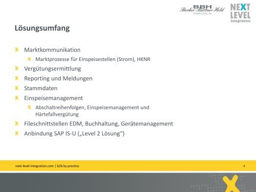 EEG Management Lösung - Next Level Integration