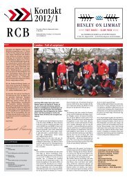 Ausgabe 01/2012 - Ruderclub Baden