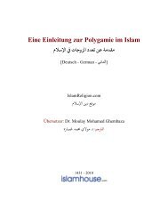 Eine Einleitung zur Polygamie im Islam - PDF