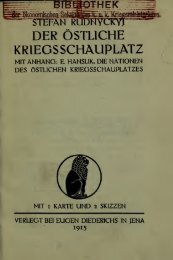 Der ostliche Kriegsschauplatz : mit anhang: E. Hanslik, die nationen ...