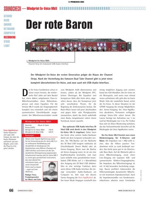 Der rote Baron - Mindprint