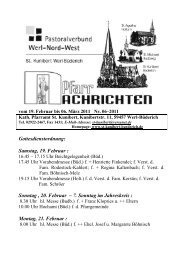 Ausgabe 19.02.11-06.03.11 - St.Kunibert Büderich
