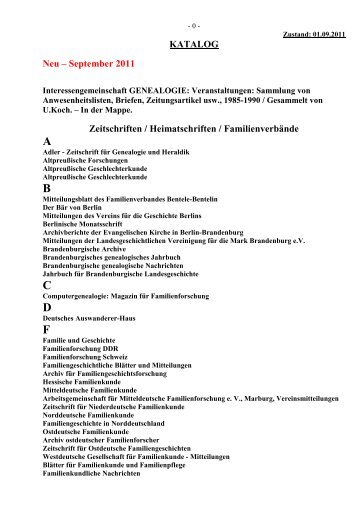 Brandenburgisches genealogisches Jahrbuch