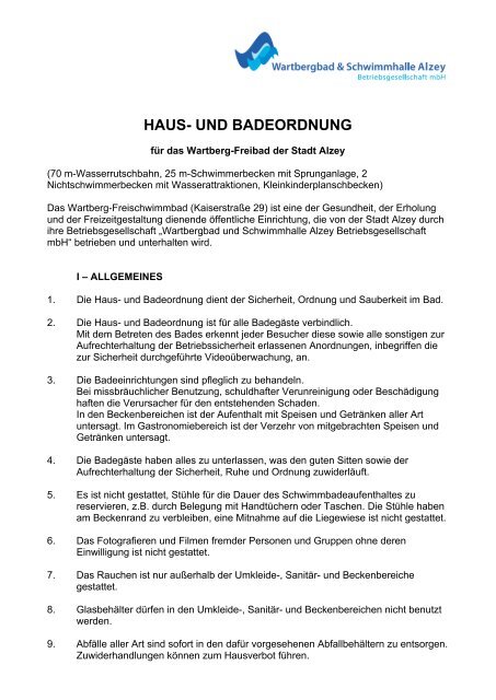 Haus- und Badeordnung herunterladen