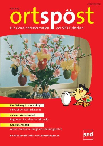 Die Gemeindeinformation der SPÖ Elsbethen