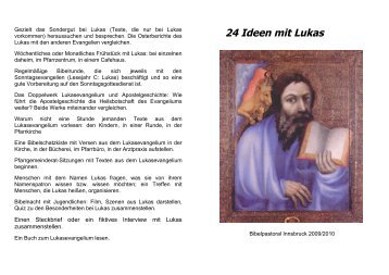 24 Ideen mit Lukas