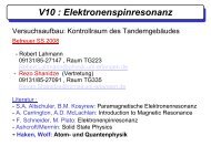 V10 : Elektronenspinresonanz