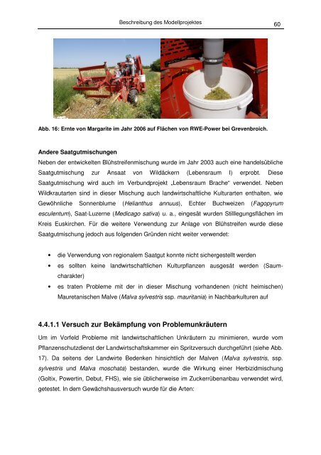 Abschlussbericht Bördeprojekt - Stiftung Rheinische Kulturlandschaft
