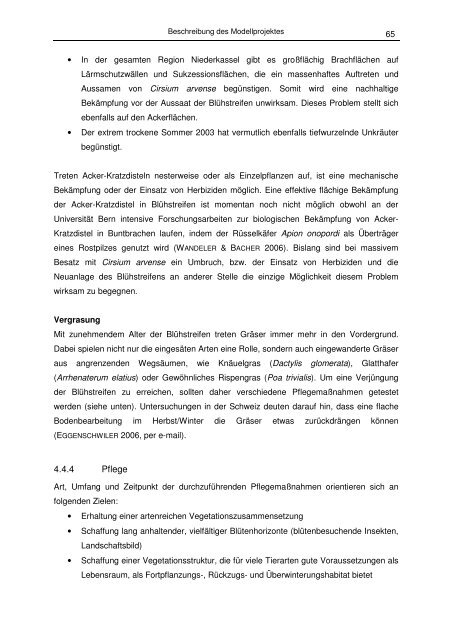 Abschlussbericht Bördeprojekt - Stiftung Rheinische Kulturlandschaft