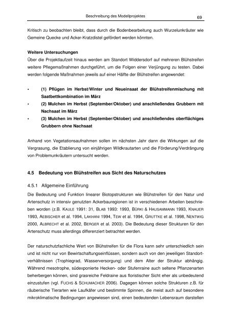 Abschlussbericht Bördeprojekt - Stiftung Rheinische Kulturlandschaft