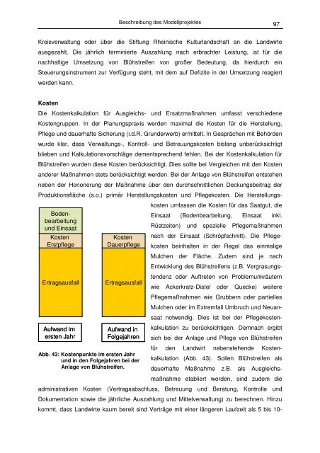 Abschlussbericht Bördeprojekt - Stiftung Rheinische Kulturlandschaft