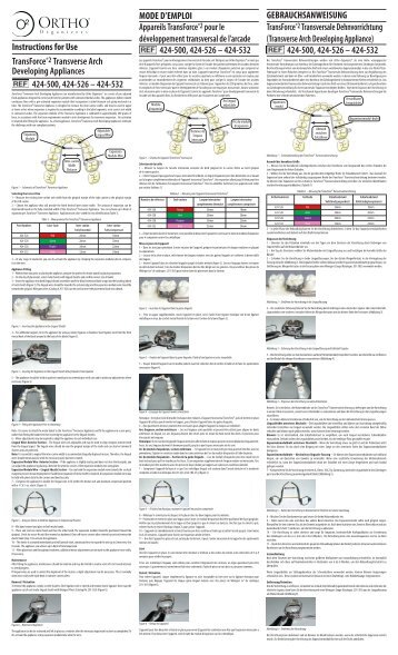 Instructions for Use TransForce®2 Transverse ... - Ortho Organizers