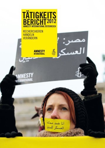 Tätigkeitsbericht - Amnesty International Österreich