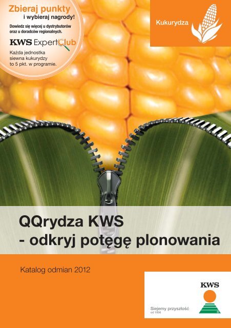 katalog kukurydza 2012 A5.indd - KWS Polska Sp. z oo