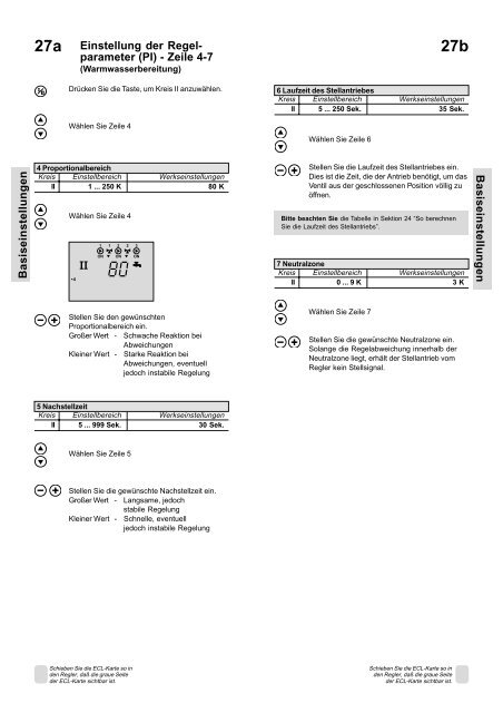 ECL Comfort Bedienung ECL Comfort Installation und Wartung