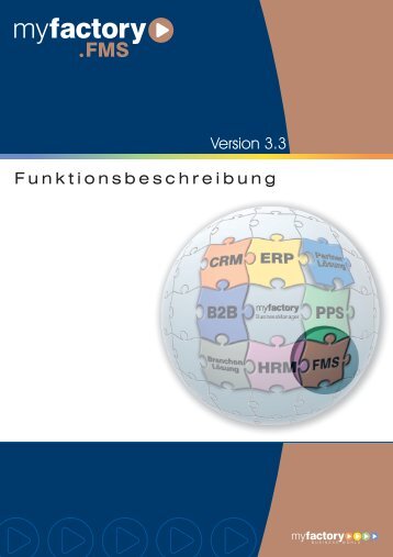 Funktionsbeschreibung FMS - Myfactory