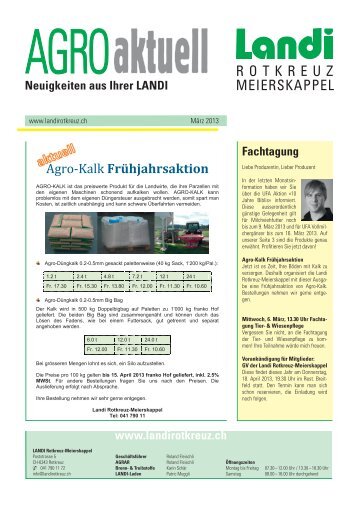 ALDEKOL DES® 04 - LANDI Rotkreuz Meierskappel