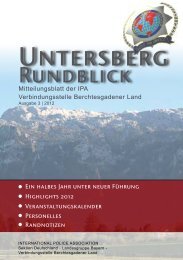Rundblick 03/2012 - IPA - Verbindungsstelle Berchtesgadener Land