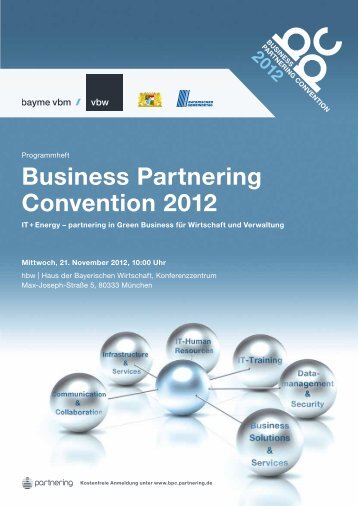 Programmheft - business-partnering