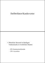 Defibrillator/Kardioverter