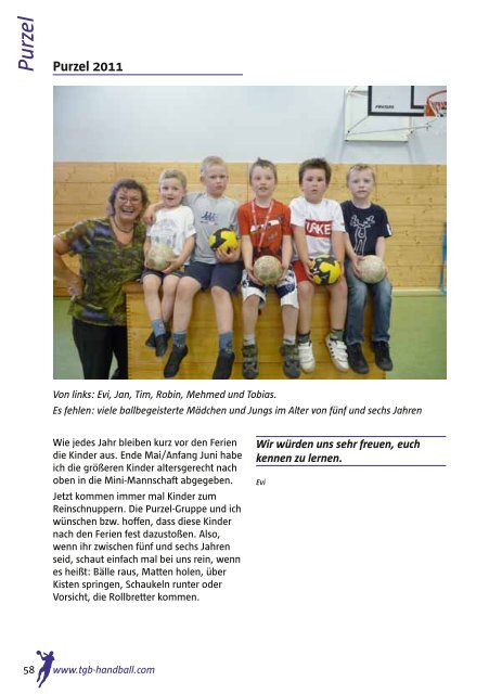 Saisonheft 2012/2013 - TGB Handball