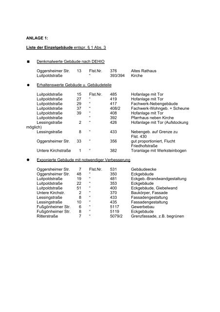 Satzung der Gemeinde Mutterstadt über die Gestaltung und den ...