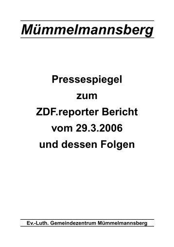 finden Sie den Pressespiegel im PDF-Format - Michael Ostendorf