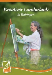 Kreativer Landurlaub in Thüringen - Naturpark Thüringer ...