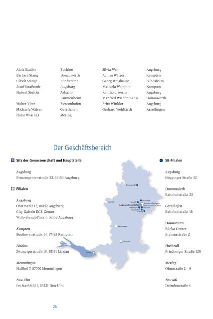 Unser Geschäftsbericht 2012 - Sparda-Bank Augsburg eG