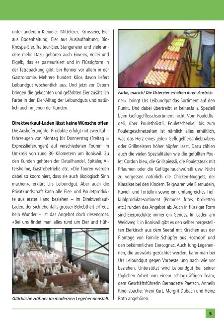 Das informative Monatsmagazin für Boniswil Das ... - dorfheftli