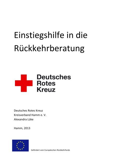 Einstiegshilfe PDF - DRK-Kreisverband Hamm e. V.
