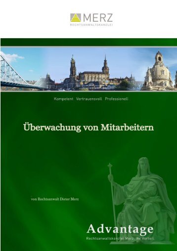 Überwachung von Mitarbeitern - Anwaltskanzlei Merz - Dresden